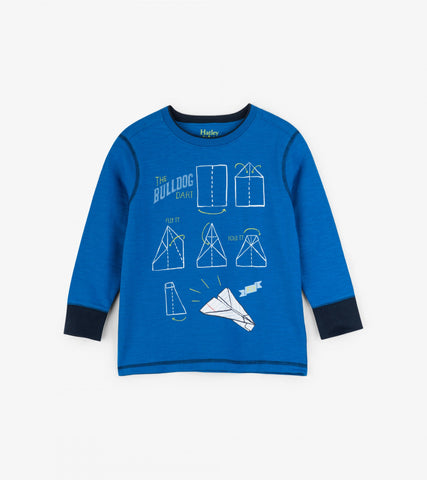 Hatley boy's airplane top