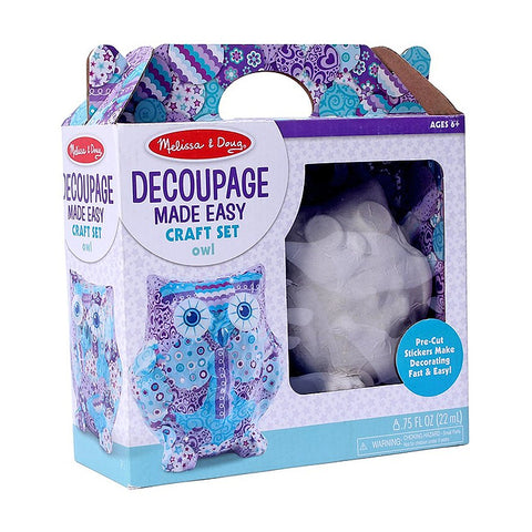 Melissa and Doug Decoupage Made Easy Owl