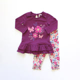 Globaltex Minibamba girl's 2 piece set 12-24 months