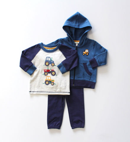 Globaltex Kids Minibambi boy's 3 piece set 12-24 month