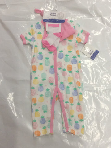 Baby Mode infant girl's 3 piece set 3-9 month