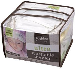 Kushies Ultra toddler diapers - 5 pack