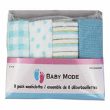 Baby Mode 8 pack washcloths