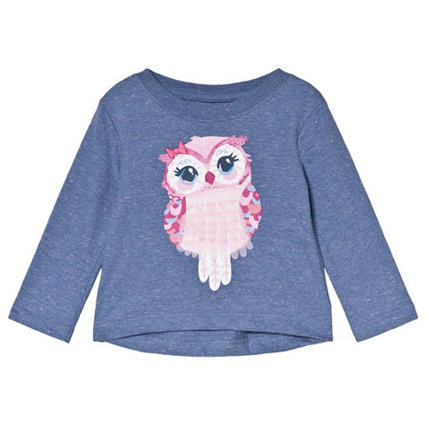 Hatley infant girl's owl top