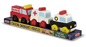 Melissa and Doug Stacking Emergency Vehicles